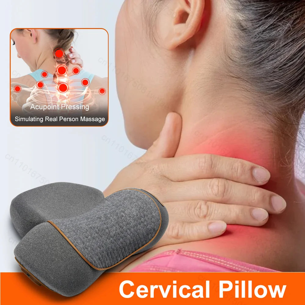 3 In 1 Neck Massager Pillow Electric Cervical