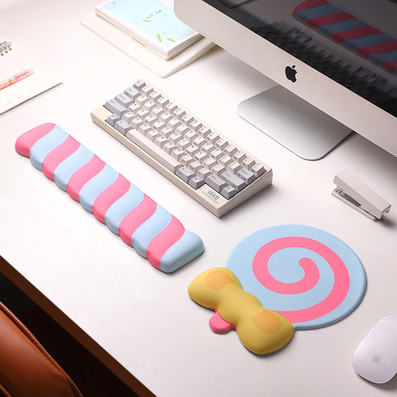 Lollipop Silicone Wrist Mouse Pad