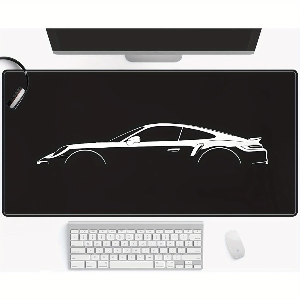 Mouse Pad PORSCHE 911 Turbo S Silhouette
