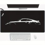 Mouse Pad PORSCHE 911 Turbo S Silhouette