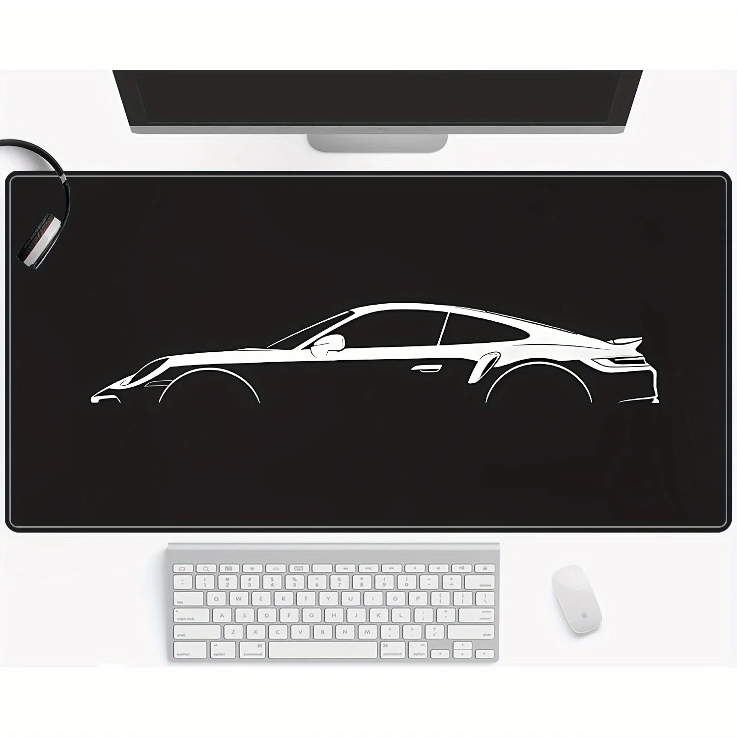 Mouse Pad PORSCHE 911 Turbo S Silhouette