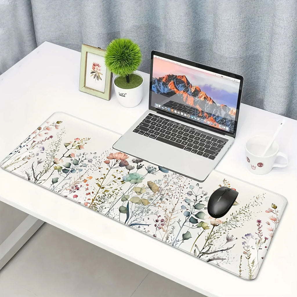 Floral Large mousepad Extended desk
