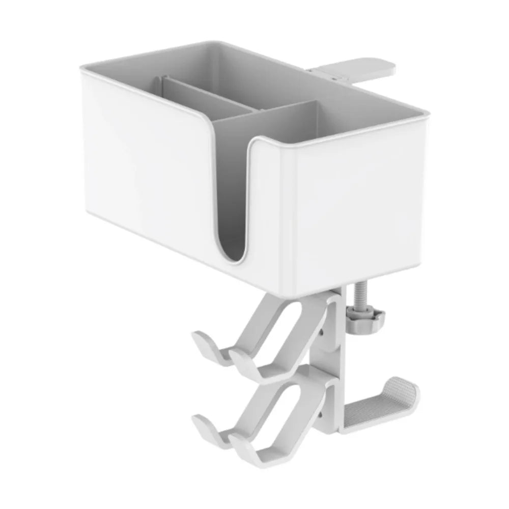 New 4-in-1 Tableside Storage Box Metal 360°