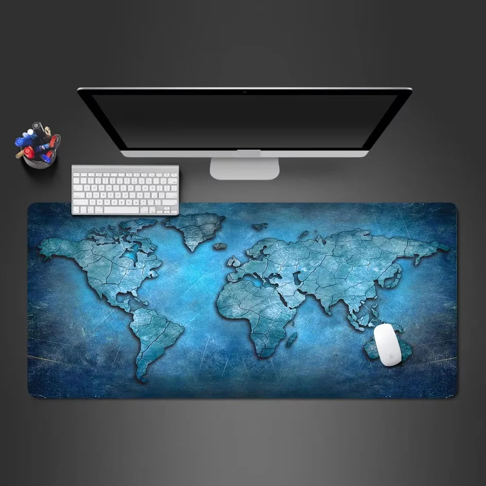 World Map Mouse Pad