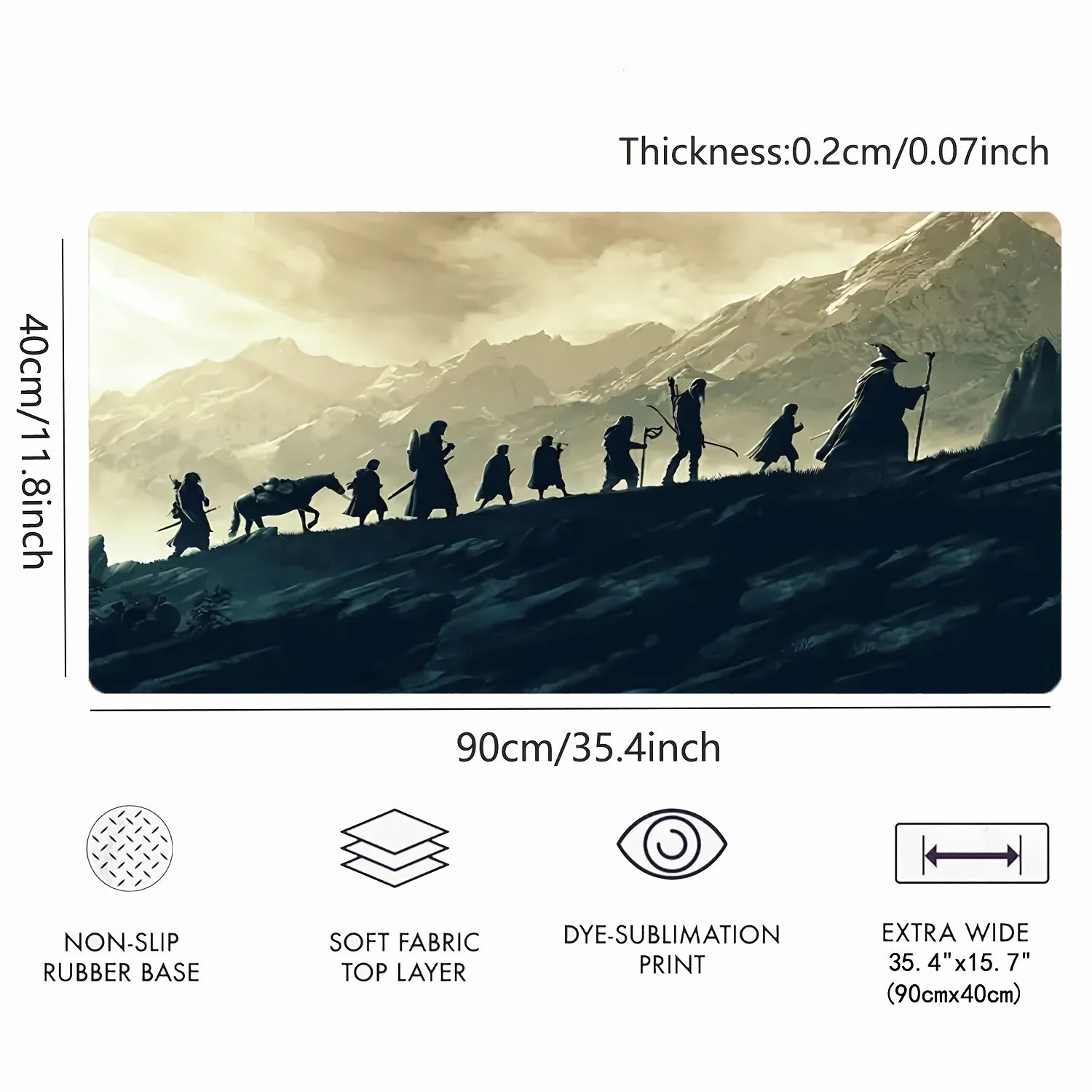 Anime Stitched Edges for Office