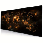 Large World Map Mouse Pad