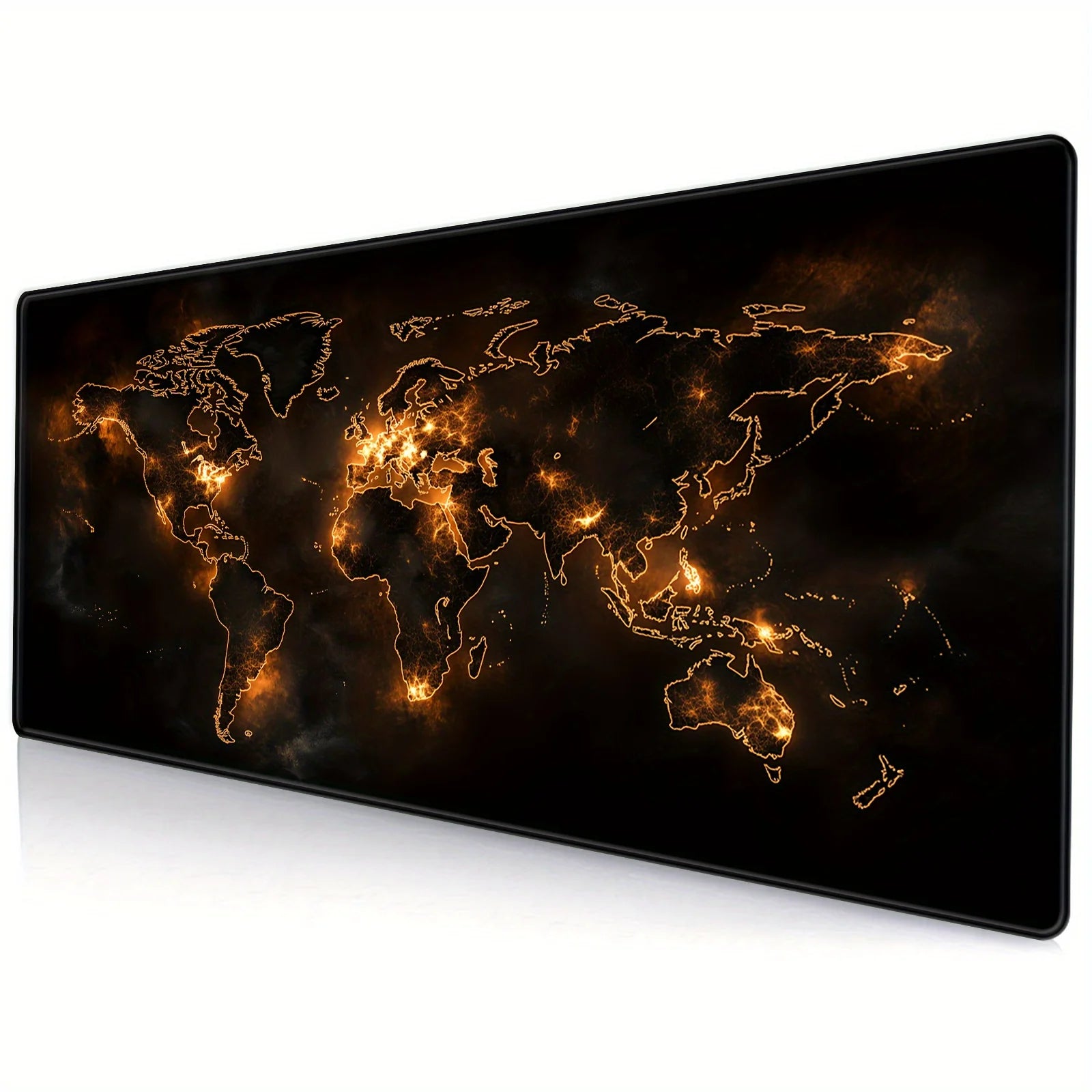 Large World Map Mouse Pad