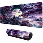 Purple mountain moon Mouse Pad