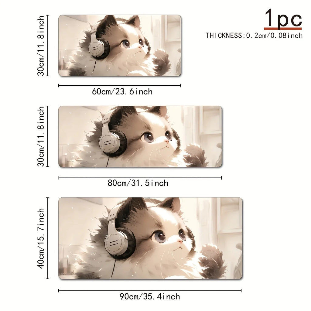 Mouse Pad Cute Cat Mouse Mat