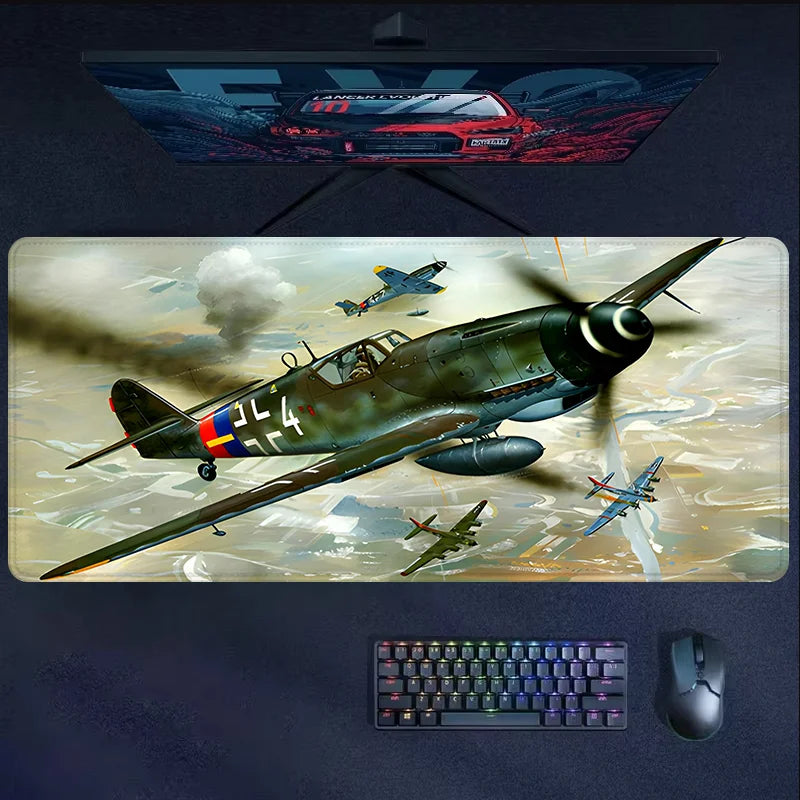 Retro Airplane HD Keyboard E-sport