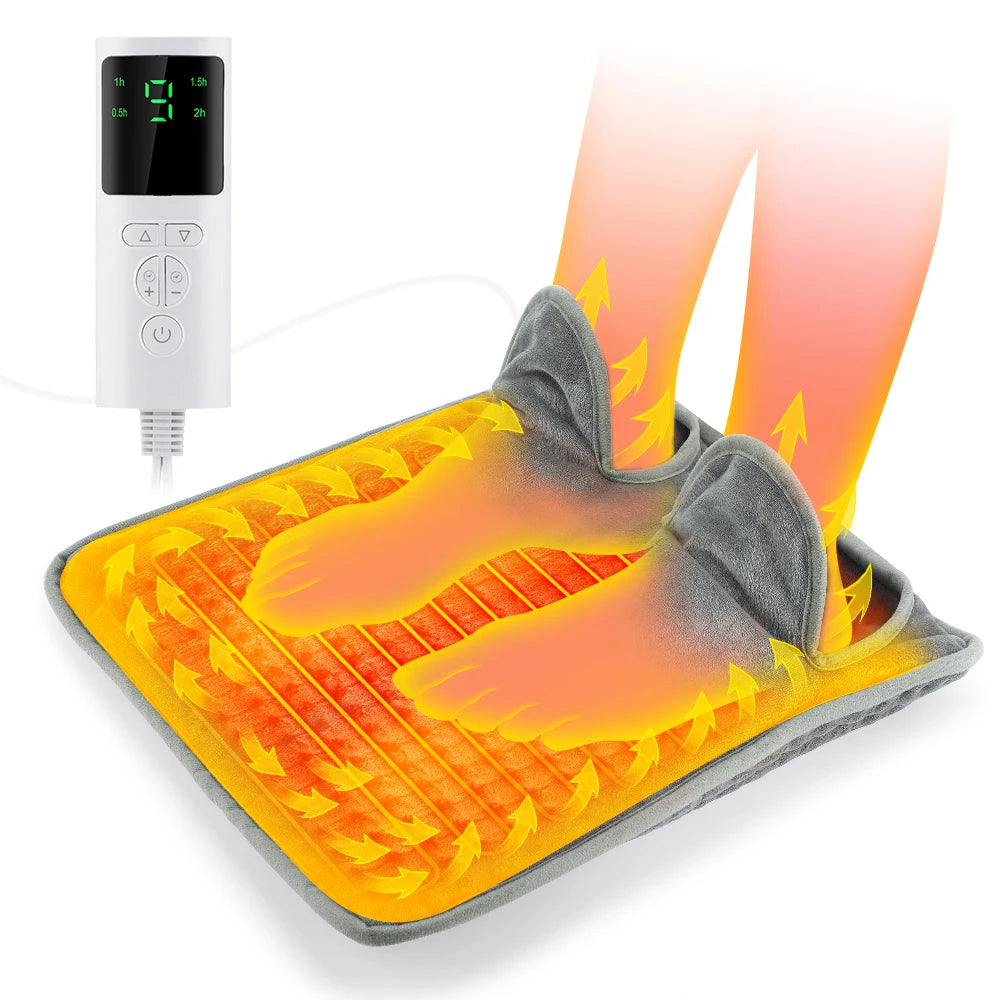 Electric Heating Foot Warmer 9 Level Heated Foot Warming Device for Cold Winter