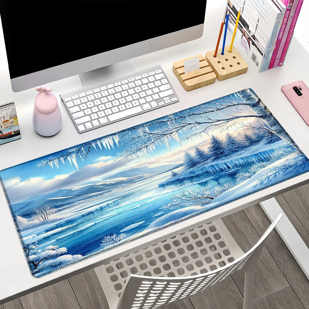 Large Blue Snow Scene