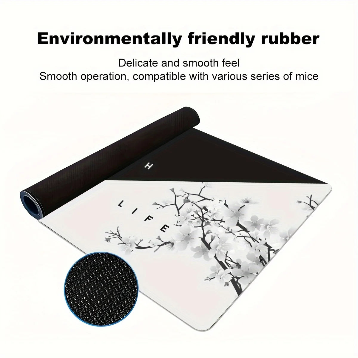 Life Death Black White Sakura