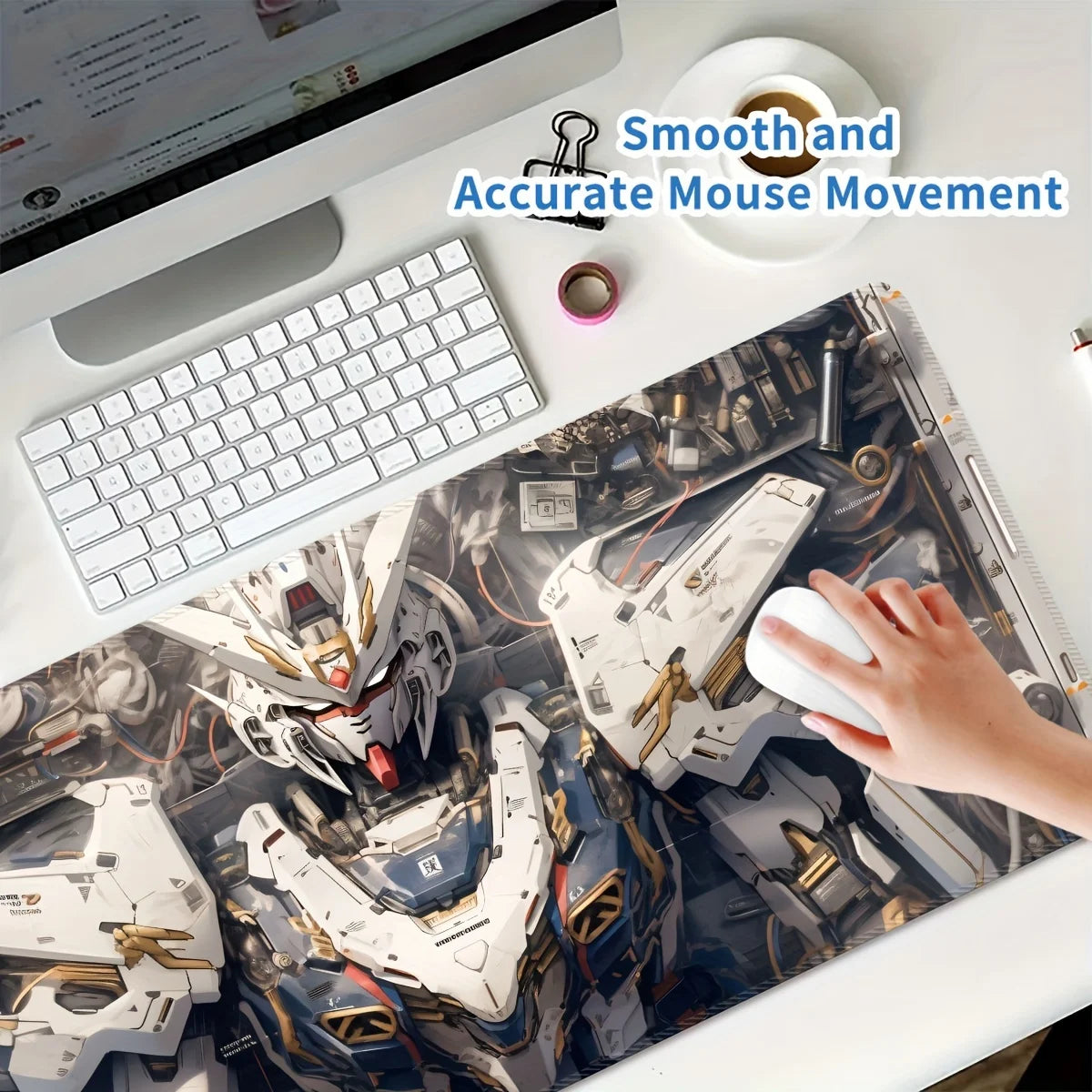 Robot Extended Large Mouse Pad