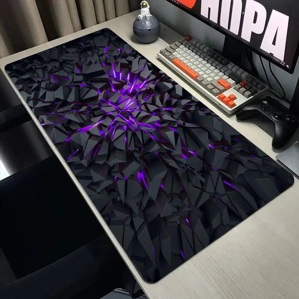 Tapis de Souris LustraPad - Polygones 3D Antidérapant