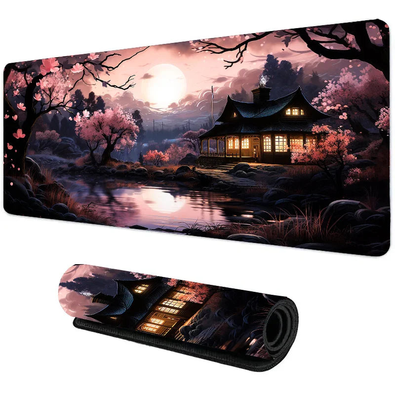 Night Moonlight large cool mouse pad laptop