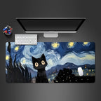 Anime creative art Abstract cat