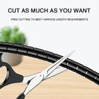 2M/1M Flexible Spiral Cable Wire Protector Cable Organizer