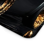 Sleek Golden Gray Sports Car