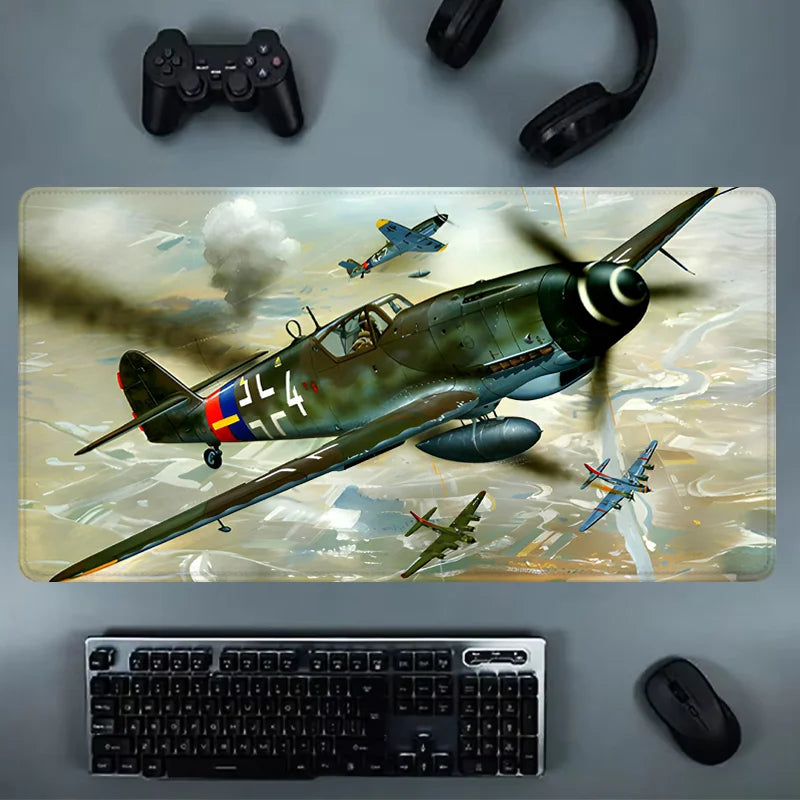 Retro Airplane HD Keyboard E-sport