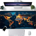 World Map Mouse Pad