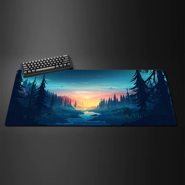 Fantasy landscape carpet