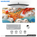 Colorful auspicious cloud mural