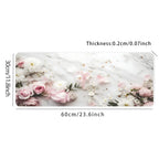 Flowers White Marble