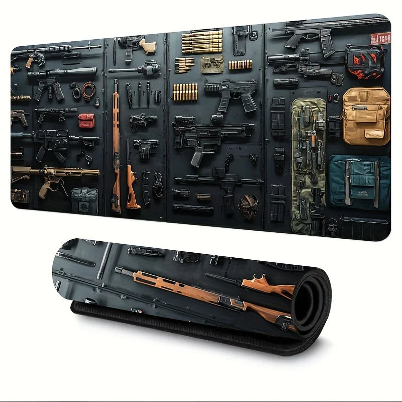 Gun Large Gaming Mouse Pad