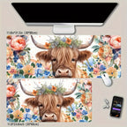 Highland Cow Floral