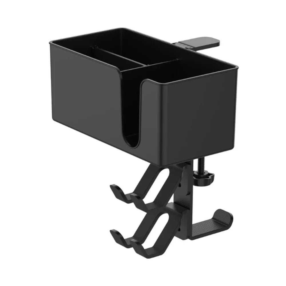 New 4-in-1 Tableside Storage Box Metal 360°