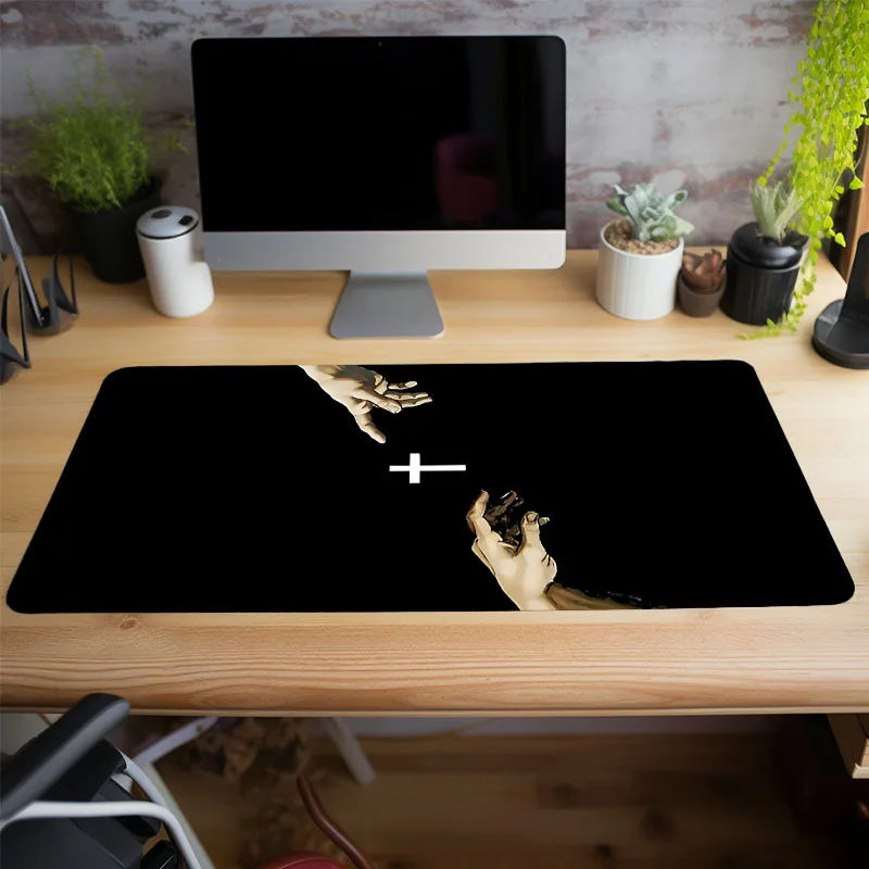 Black Mat Croos Faith Desk mat