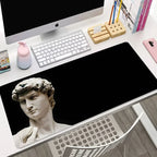 Retro Plaster Statue of David Art tabletop