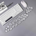Mouse pad Wrist antislip silicone transparent