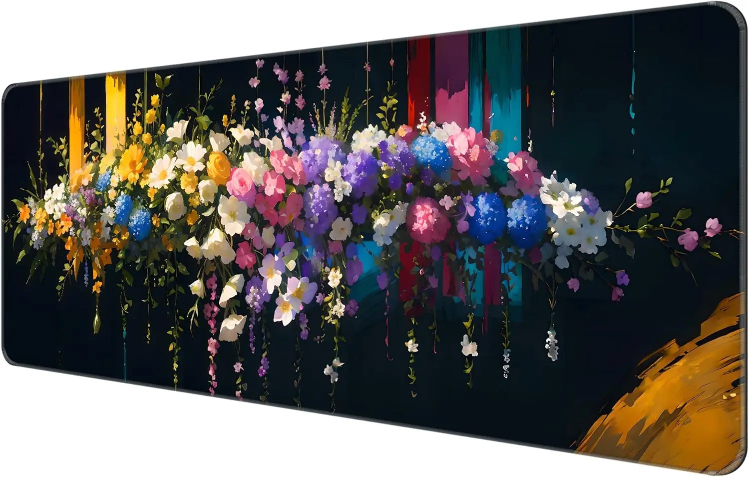 Stitched Edges Mat Many Pattern