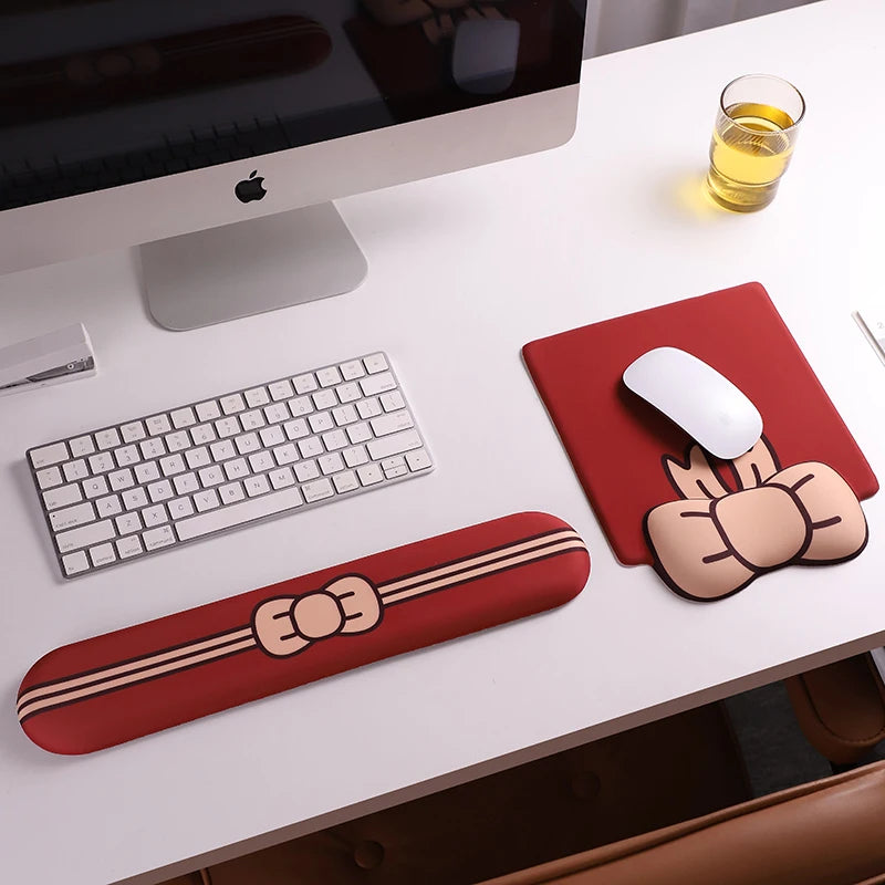 Mouse Pad Ergonomic Wrist Support 2 in 1