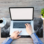 Large mouse pad smoke