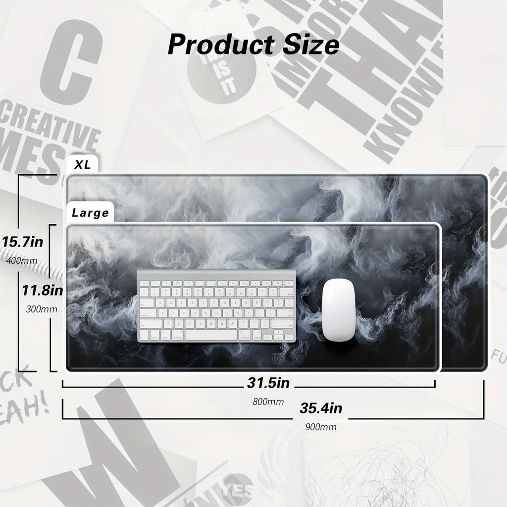 Large mouse pad smoke