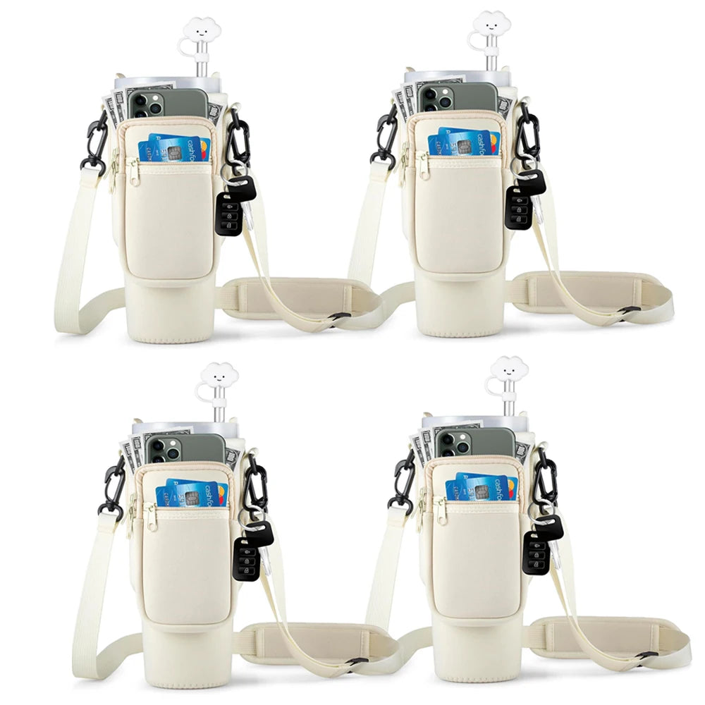 1/2/4 Piece 40oz Water Bottle Carrier Bag