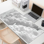 White cloud mouse pad