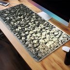 Luxurious Money Themed Mouse Pad HD Desk Mat for Home Office Non-Slip Rubber Base Perfect for Friends Teens Girlfriend Boyfriend