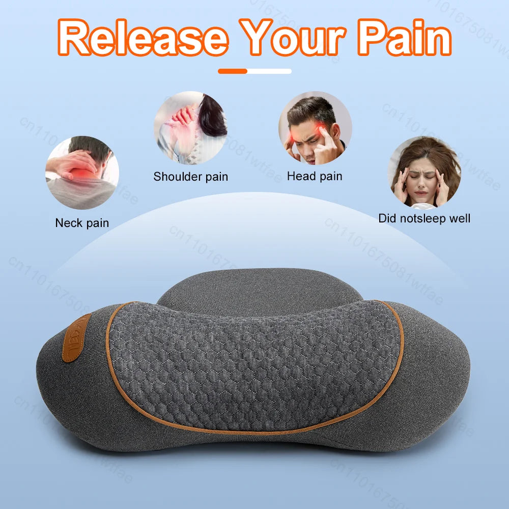 3 In 1 Neck Massager Pillow Electric Cervical