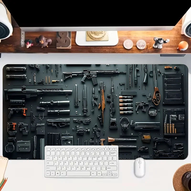 Gun parts assembly Mouse Pad