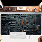 Gun parts assembly Mouse Pad