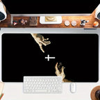 Black Mat Croos Faith Desk mat