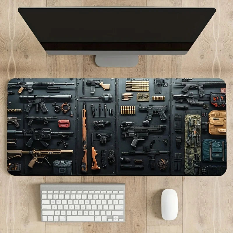 Gun Large Gaming Mouse Pad