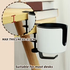 2 IN 1 Headphone Holder Adjustable Cup Rack for Coffee Mugs
