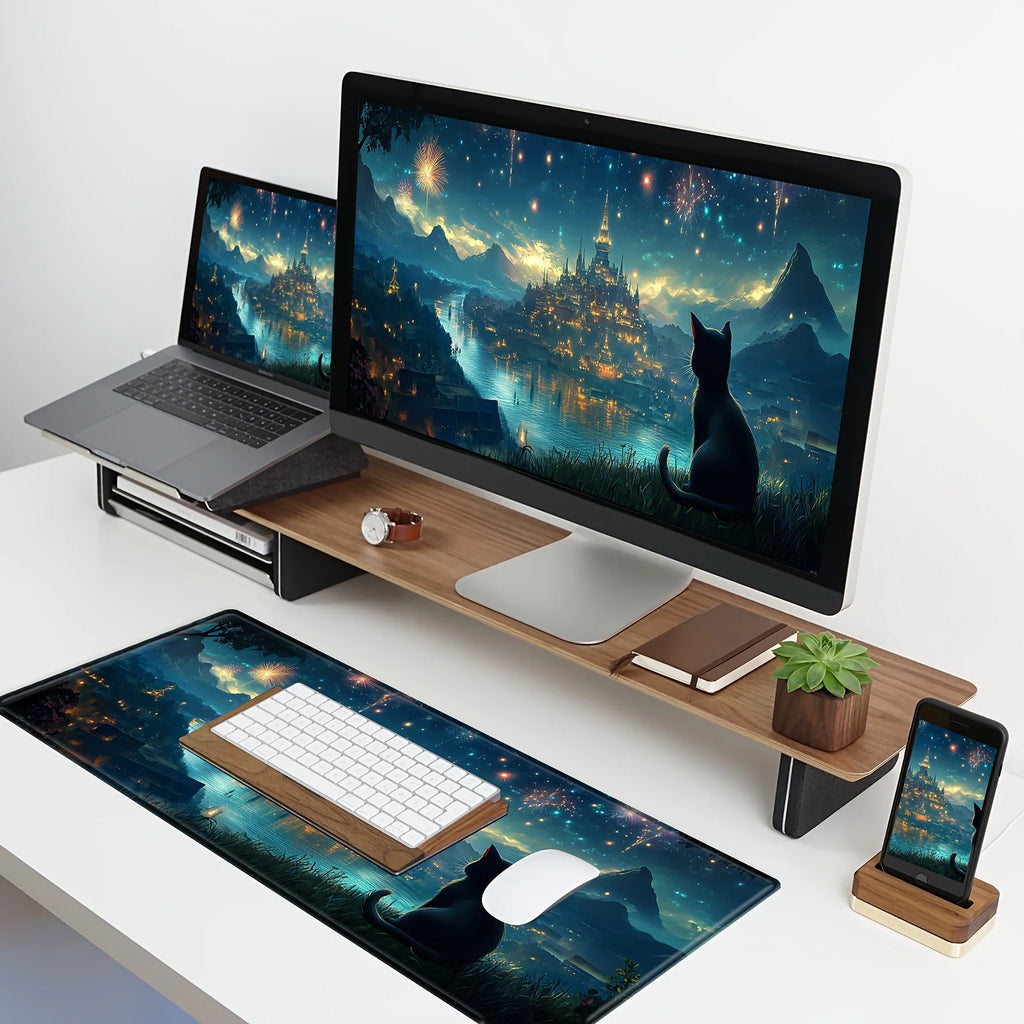 Fantasy World Black Cat