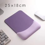 Silicone Wrist Support Mousepad Memory Foam