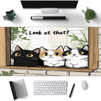 Cartoon Cat Mouse Pad